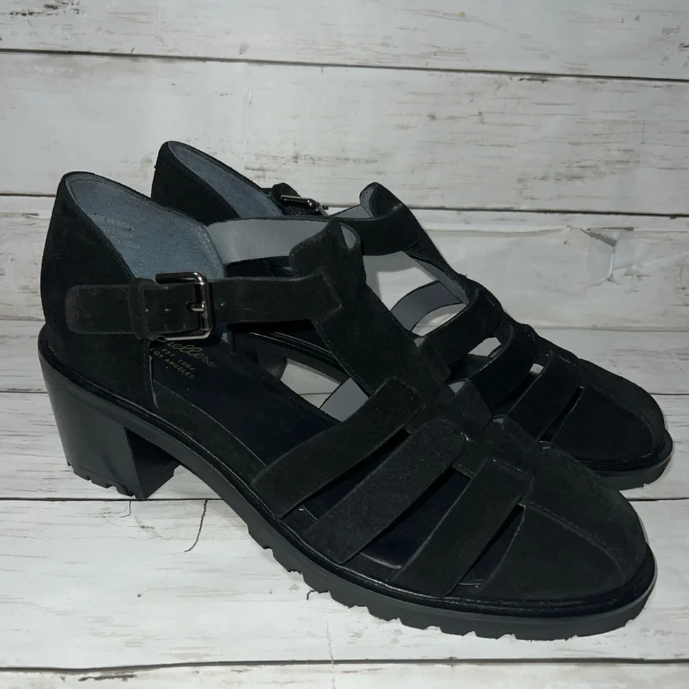 Seychelles Fisherman Sandal Chunky Lug Sole black size 10 NWT